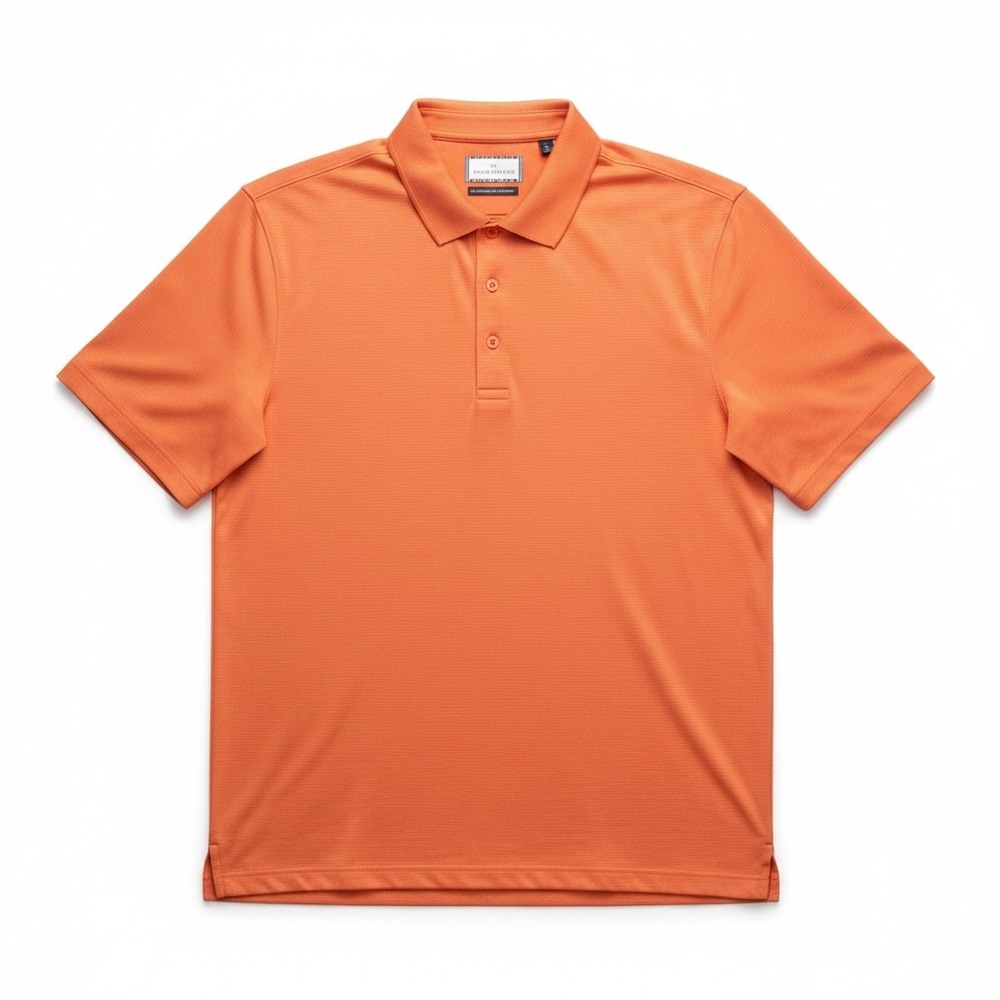 Modern Ambition Polo Shirt Mens XL Orange Excellent Technical Short‎ Sleeve